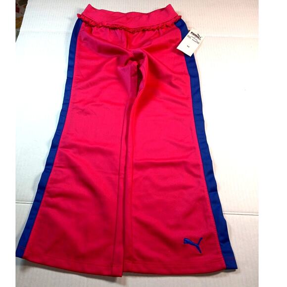 Puma Girls' New w/Tags Pink & Blue Hooded Jogging Suit Set - 6x - Picture 2 of 7